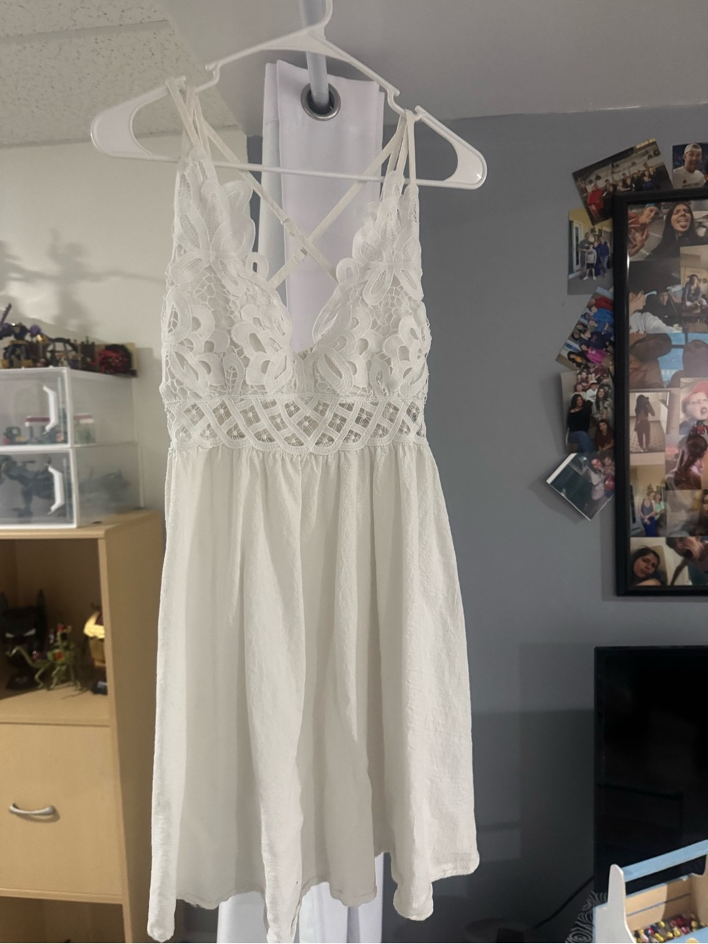 White Lace Bodice Sundress